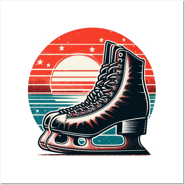 Ice Skate Wall Art by Vehicles-Art